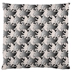 Seamless Tessellation Background Large Flano Cushion Case (Two Sides)