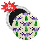 Thistles Purple Flora Flowering 2.25  Magnets (10 pack)  Front