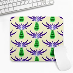 Thistles Purple Flora Flowering Large Mousepads by Vaneshart