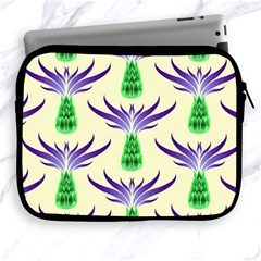 Thistles Purple Flora Flowering Apple Ipad 2/3/4 Zipper Cases by Vaneshart