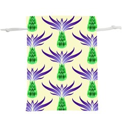 Thistles Purple Flora Flowering  Lightweight Drawstring Pouch (xl)