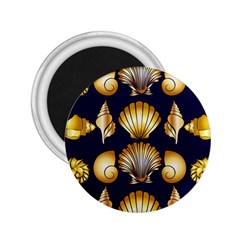 Snails See Shells Golden 2 25  Magnets by Vaneshart