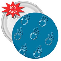 Bubble Group Pattern Abstract 3  Buttons (100 Pack)  by Vaneshart