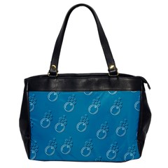 Bubble Group Pattern Abstract Oversize Office Handbag by Vaneshart