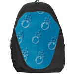 Bubble Group Pattern Abstract Backpack Bag Front