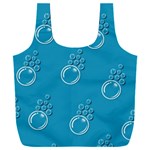 Bubble Group Pattern Abstract Full Print Recycle Bag (XXXL) Back