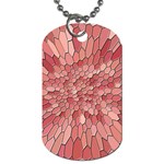 Texture Stained Glass Window Colors Dog Tag (One Side) Front