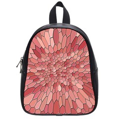 Texture Stained Glass Window Colors School Bag (small) by Vaneshart