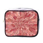 Texture Stained Glass Window Colors Mini Toiletries Bag (One Side) Front