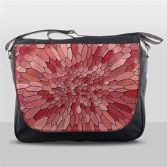 Texture Stained Glass Window Colors Messenger Bag by Vaneshart