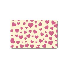 Flat Love Symbol Pattern Magnet (name Card) by Vaneshart