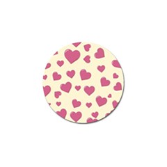 Flat Love Symbol Pattern Golf Ball Marker (4 Pack) by Vaneshart