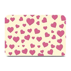 Flat Love Symbol Pattern Plate Mats by Vaneshart