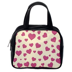 Flat Love Symbol Pattern Classic Handbag (one Side) by Vaneshart