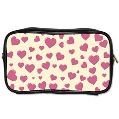 Flat Love Symbol Pattern Toiletries Bag (one Side) by Vaneshart