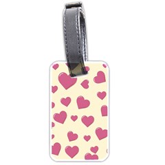 Flat Love Symbol Pattern Luggage Tag (one Side) by Vaneshart