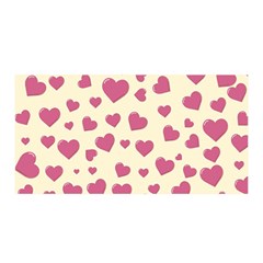 Flat Love Symbol Pattern Satin Wrap by Vaneshart