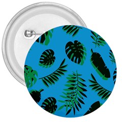 Tropical Leaves Nature 3  Buttons by Vaneshart