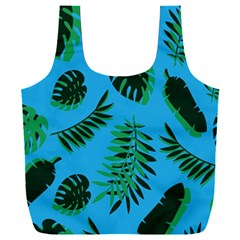 Tropical Leaves Nature Full Print Recycle Bag (xxl)