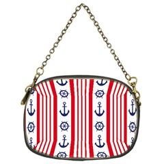 Nautical Papers Nautical Background Chain Purse (one Side) by Vaneshart