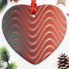 Texture Digital Painting Digital Art Heart Ornament (two Sides) by Vaneshart