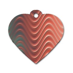 Texture Digital Painting Digital Art Dog Tag Heart (two Sides) by Vaneshart