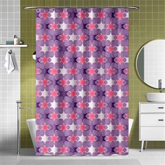 Abstract Pattern Geometry Gradient Shower Curtain 48  X 72  (small)  by Vaneshart