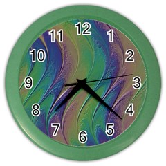 Texture Abstract Background Color Wall Clock by Vaneshart