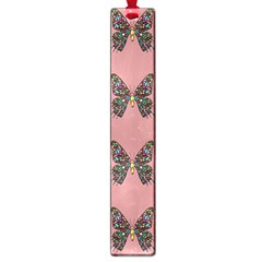 Butterflies Pink Old Old Texture Large Book Marks by Vaneshart