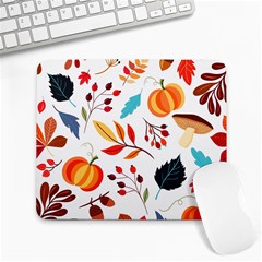 Pattern Pumpkins Autumn Large Mousepads