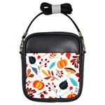 Pattern Pumpkins Autumn Girls Sling Bag Front