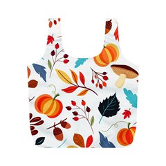 Pattern Pumpkins Autumn Full Print Recycle Bag (M)