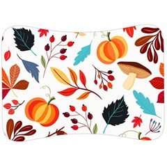 Pattern Pumpkins Autumn Velour Seat Head Rest Cushion