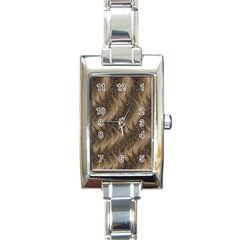 Texture Butterfly Skin Waves Rectangle Italian Charm Watch by Vaneshart