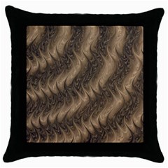 Texture Butterfly Skin Waves Throw Pillow Case (black) by Vaneshart