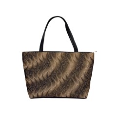 Texture Butterfly Skin Waves Classic Shoulder Handbag by Vaneshart