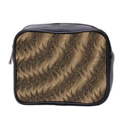 Texture Butterfly Skin Waves Mini Toiletries Bag (two Sides) by Vaneshart