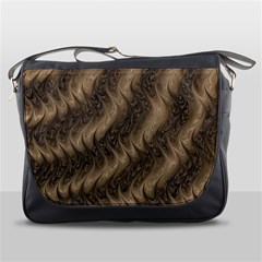 Texture Butterfly Skin Waves Messenger Bag by Vaneshart