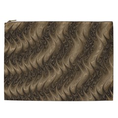 Texture Butterfly Skin Waves Cosmetic Bag (xxl) by Vaneshart