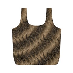 Texture Butterfly Skin Waves Full Print Recycle Bag (m) by Vaneshart