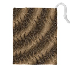 Texture Butterfly Skin Waves Drawstring Pouch (5xl)