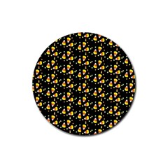 Abstract Pattern Rubber Round Coaster (4 Pack)  by Vaneshart