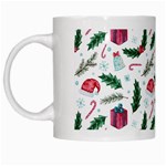 Christmas Background White Mugs Left