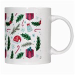 Christmas Background White Mugs Right