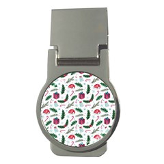 Christmas Background Money Clips (round) 