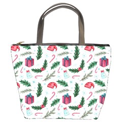 Christmas Background Bucket Bag by Vaneshart