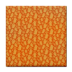 Halloween Background Tile Coaster by Vaneshart