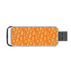 Halloween Background Portable Usb Flash (two Sides) by Vaneshart