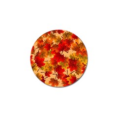 Wallpaper Background Autumn Fall Golf Ball Marker (10 Pack) by Vaneshart