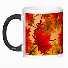 Wallpaper Background Autumn Fall Morph Mugs by Vaneshart